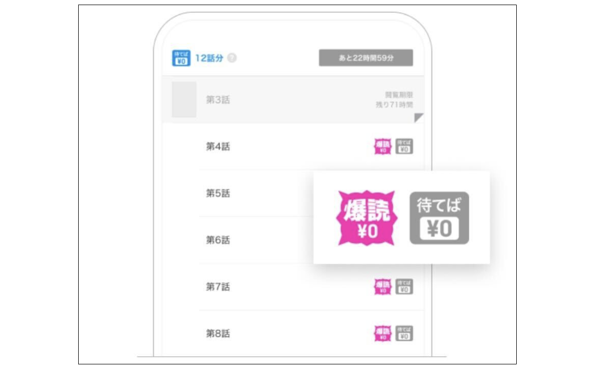 爆読¥0」とは – 「ピッコマ」ヘルプ
